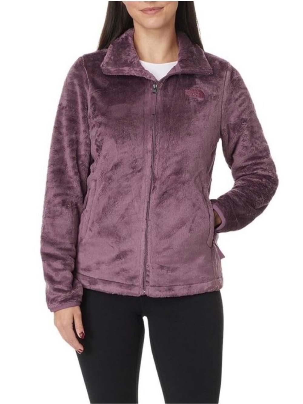The North Face Osito Full Zip Jacket/Coat- Midnight Mauve Women’s Size Small